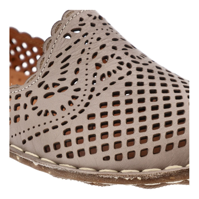 Baleríny RAVINI - 101 170-1 Capuccino 14