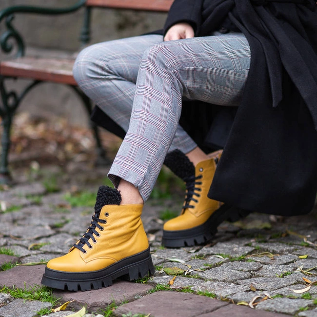 Členkové Topánky Blu - 99/13 Żółty G+Bocle