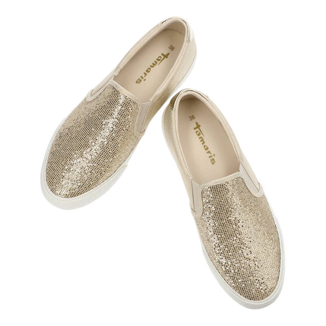 Poltopánky Tamaris - 1-24718-42 967 Lt.Gold Glam