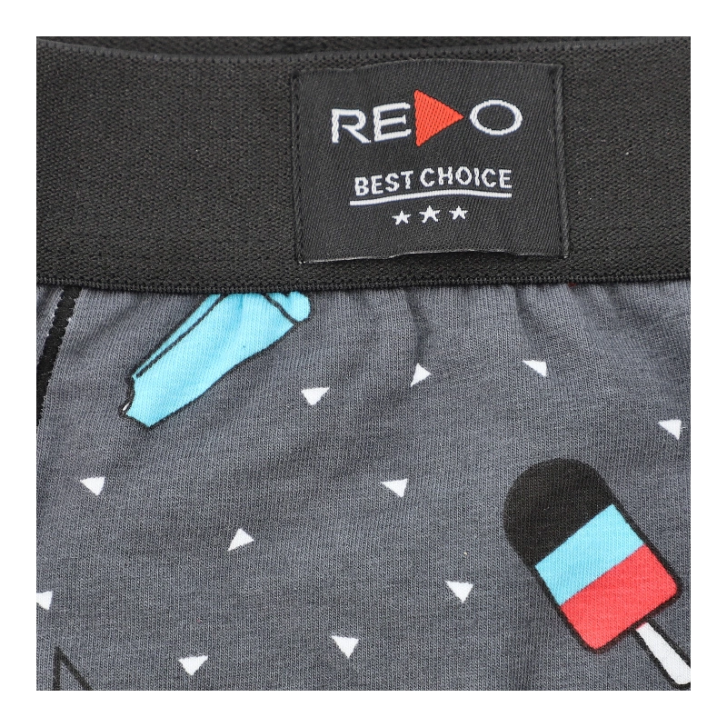 Boxerky REDO - 1BE-785 Grey