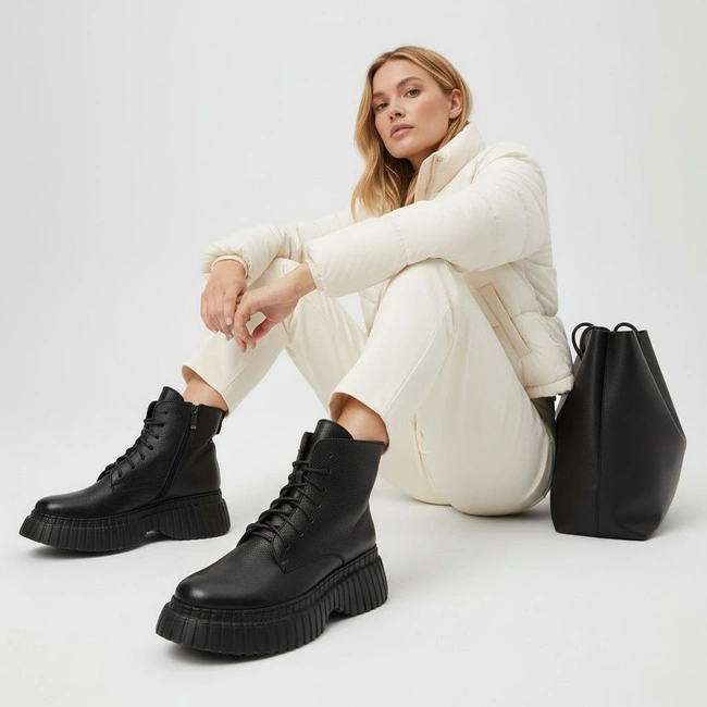 Členkové Topánky Armodo - 60463 V.Czarny+Cn.