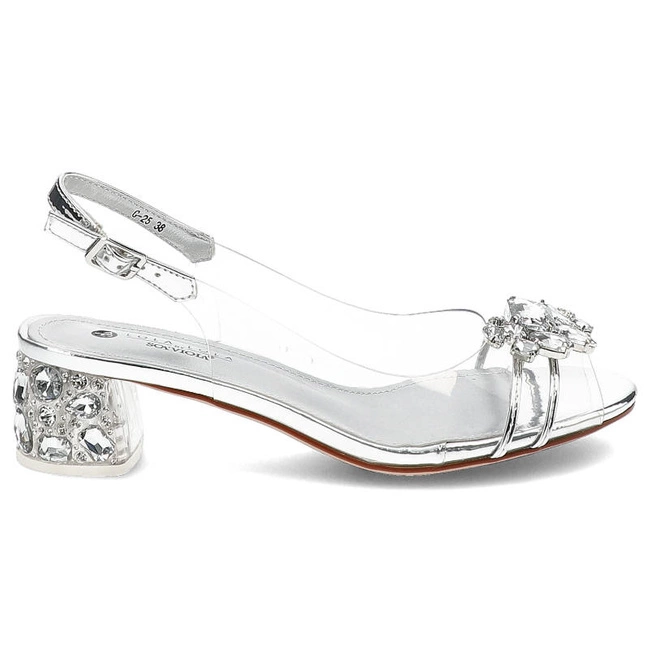 Sandále Sca'viola - G-25 Silver