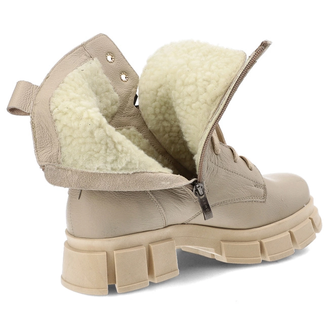 Šnúrovacie Členkové Topánky Armodo - 5-1583-022 Vanilia Verona