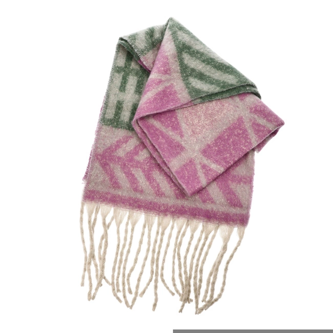 Šál Pepe Moll - 242810 Bufanda Mauve/Green