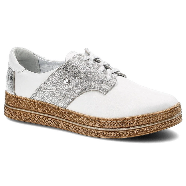 Poltopánky Lemar - 10123 Monza Biała+Siena Srebro