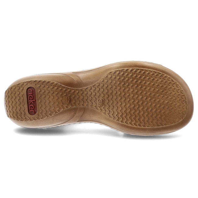 Sandále RIEKER - 608B5-90 Metallic