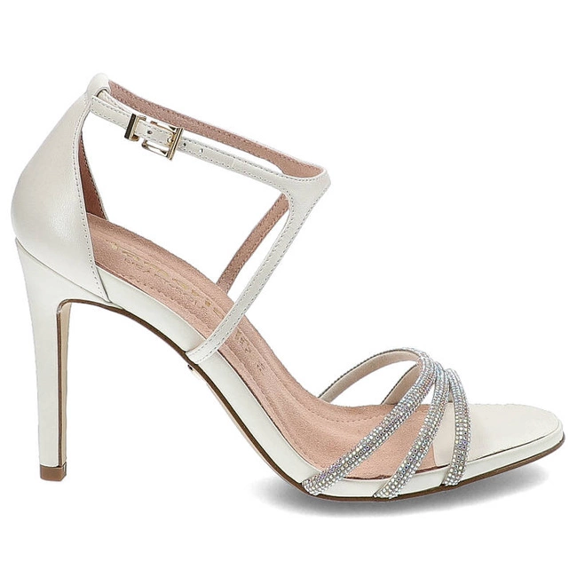 Sandále Tamaris - 1-28320-28 180 White Crystal