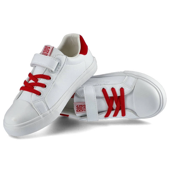 Plátenky Big Star - DD374106 Biały/Czerwony