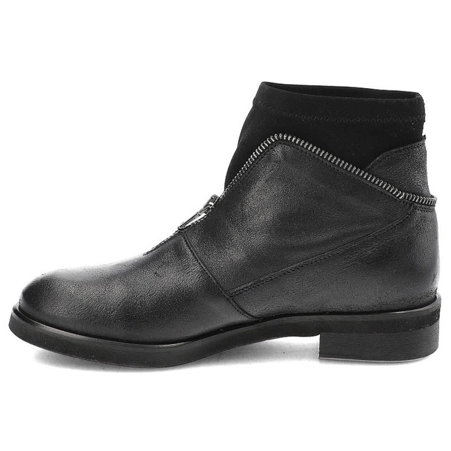 Členkové Topánky Carinii - B3420-I03-E17-000-B42 Czarny/Niklowy