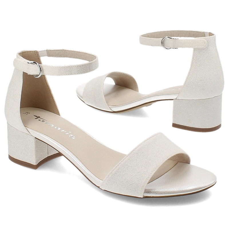 Sandále Tamaris - 1-28295-42 172 White Glam