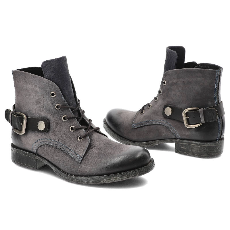 Členkové Topánky Carinii - B2976_-D58-861-POL-A24 Samuel 1680/2 Clasic Nero