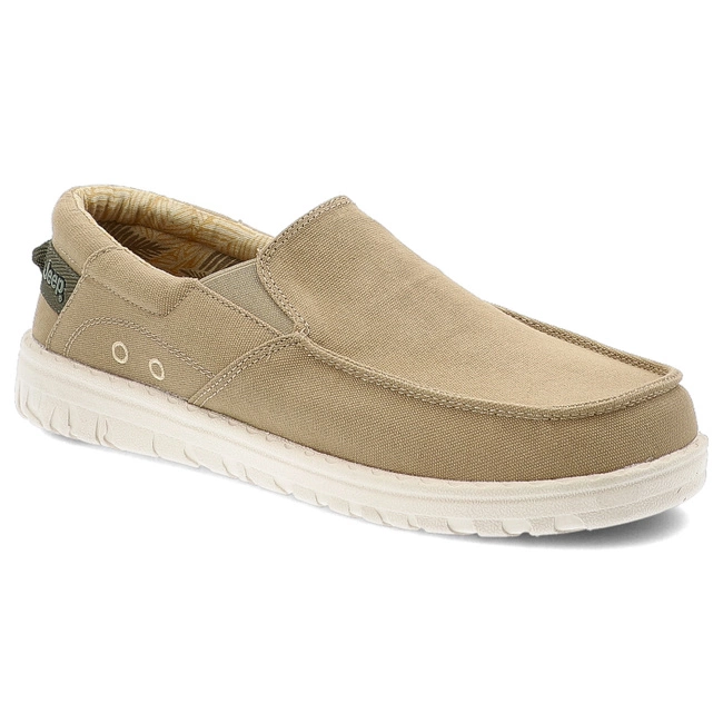 Poltopánky JEEP - Samoa Slip On Cvs JM51033A 036 Khaki