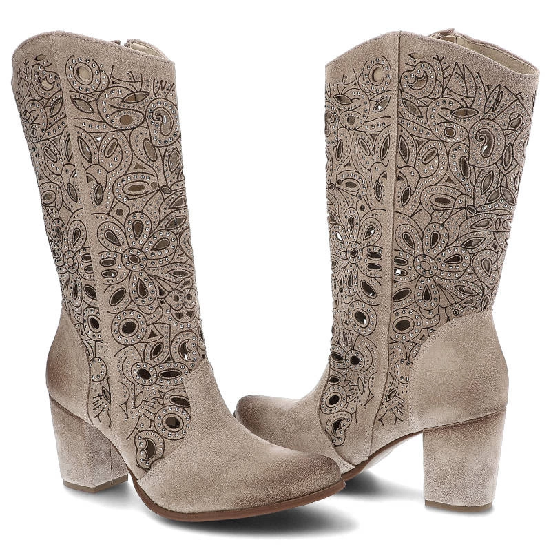 Kovbojky Exquisite - 1289 Sahara Welur