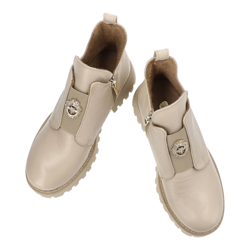 Členkové Topánky Armodo - 60451 V.Taupe+Zł.