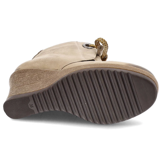 Členkové Topánky Lanqier - 41C372 Beżowy Beige