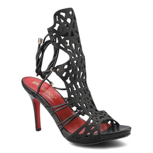 Sandále Carinii - B3155_-F17-000-000-963 Matrix Czarny