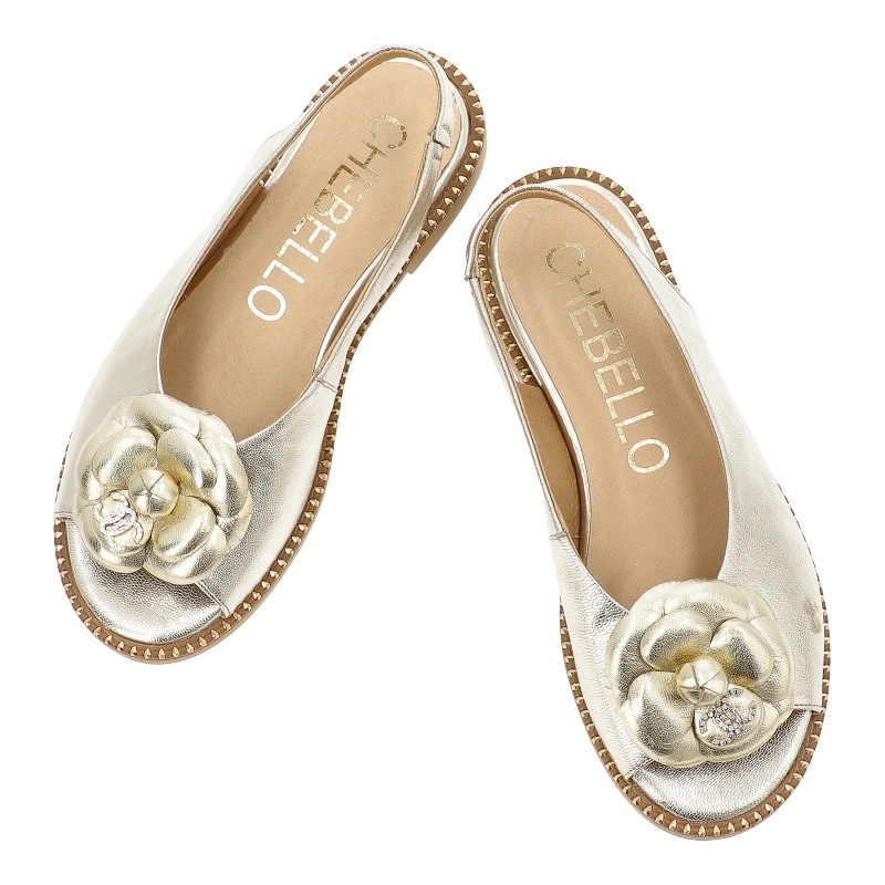 Sandále CHEBELLO - 4642_-046-000-PSK-S373 Złoty