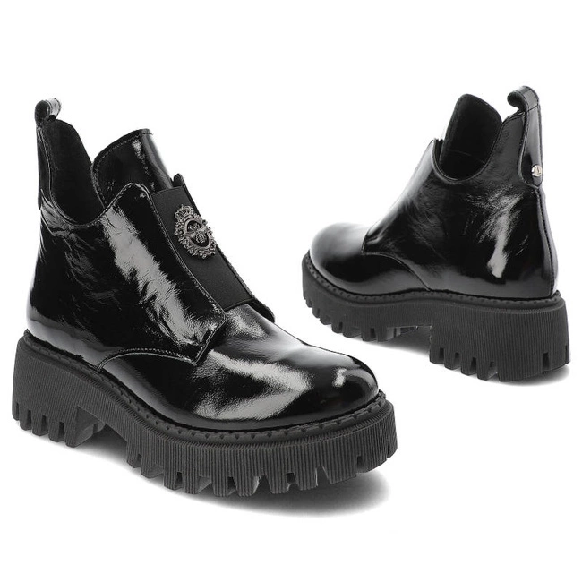 Členkové Topánky Lemar - 60451 Naplak Czarny