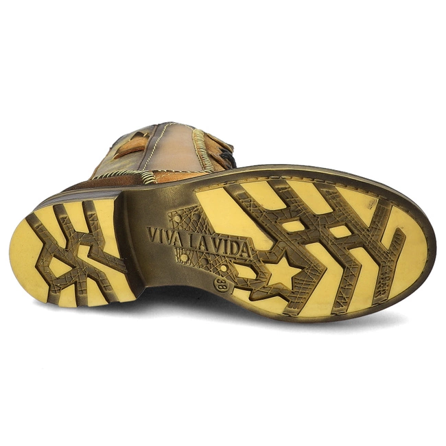 Šnúrovacie Členkové Topánky Maciejka - 06719-07/00-8 Żółty