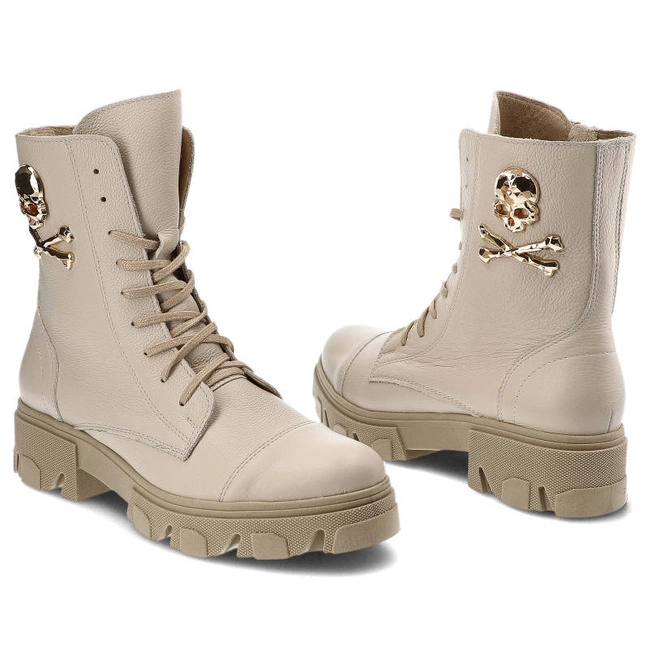 Členkové Topánky Exquisite - 1377 Beż.Groch