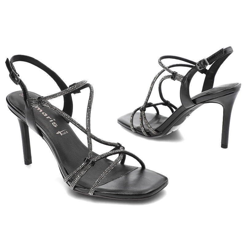 Sandále Tamaris - 1-28332-20 012 Black Metallic