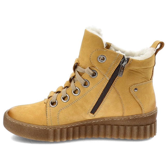 Šnúrovacie Členkové Topánky Armodo - 753 Żółty K10