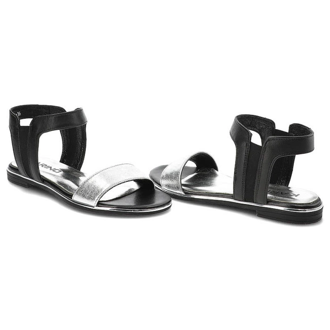 Sandále Karino - 2006/115-P Czarny/Srebrny