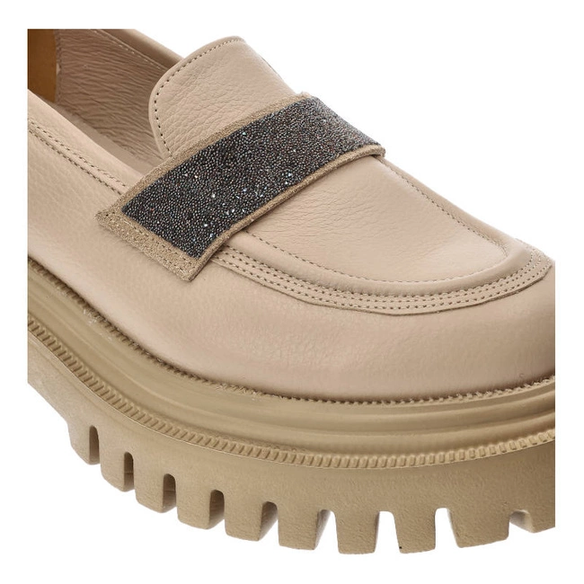 Mókazíny Karino - 4881/001-P Beż/Lico