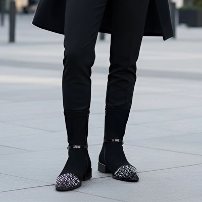 Členkové Topánky S.BARSKI - MR52-165 Black