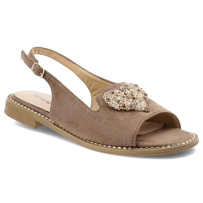 Sandále S.BARSKI - KV51-018 Taupe