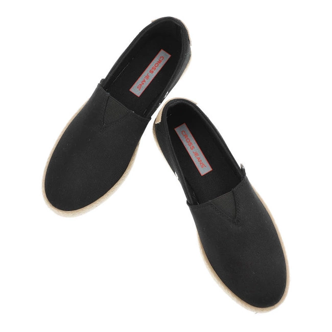 Espadrilky Cross Jeans - JJ2R4003C Czarny