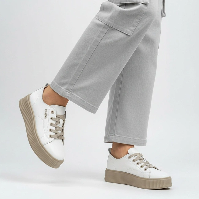 Tenisky FILIPPO - DP6122/26 WH BE Biały/Beżowy