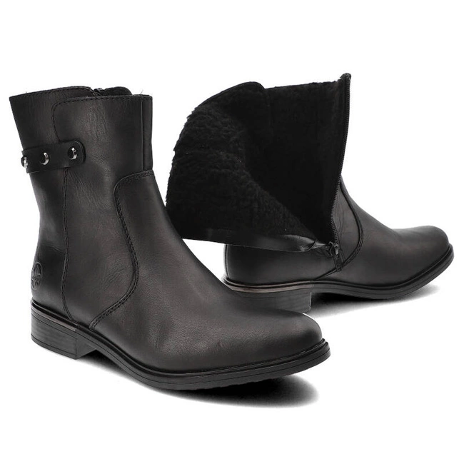 Členkové Topánky Rieker - Z5351-00 Black