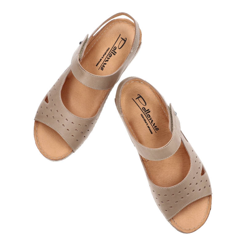 Sandále Pollonus - 5-1515-003 Capuccino