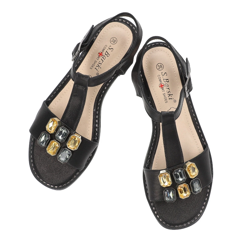 Sandále S.Barski - KV27-030 Black