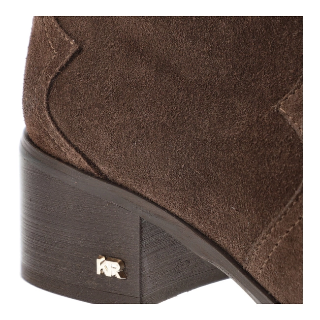 Kovbojky KARINO - 4794/015-F Mokka/Welur