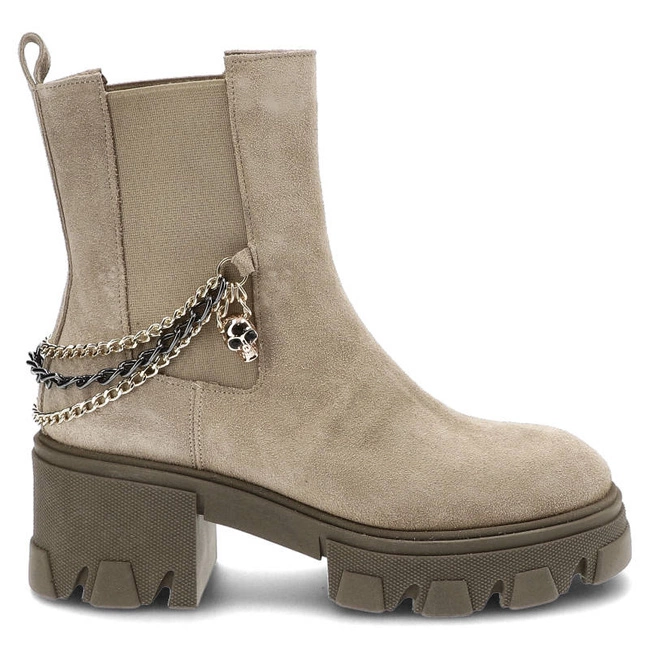 Členkové Topánky Carinii - B8483_-O17-000-000-F56 Beż