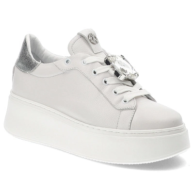 Tenisky Carinii - B9498_-I81-J28-000-F69 Biały