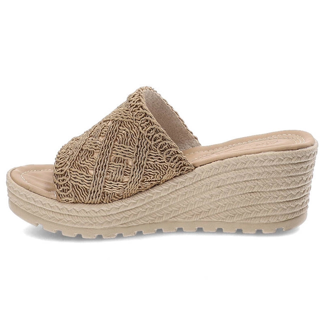 Šľapky Artiker - 52C1287 Ciemnobeżowy