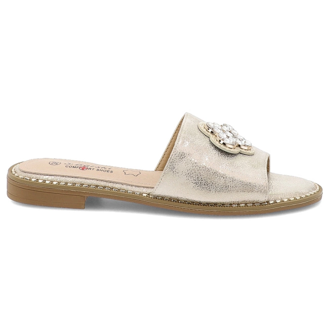 Šľapky S.BARSKI - KV51-087 Lt.Gold