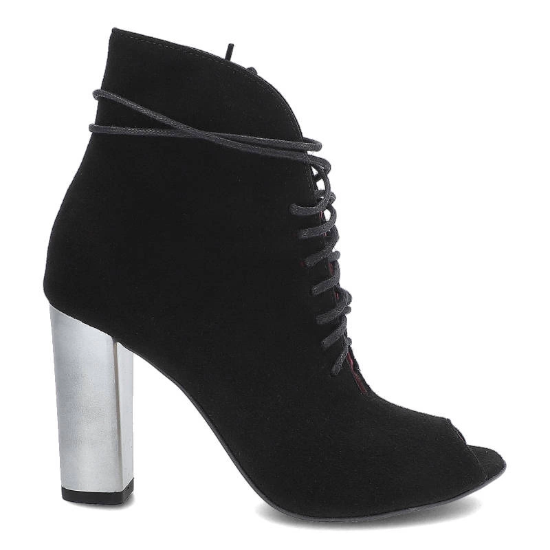 Členkové Topánky Karino - 1615/003-P Czarny/Wel