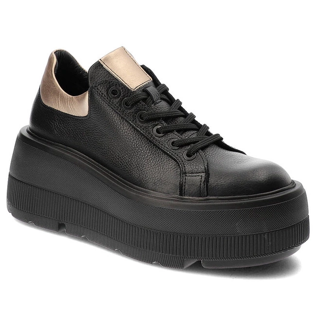 Tenisky Armodo - N1000 Czarny/Złoty 417/937