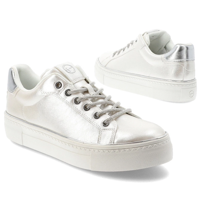Tenisky TAMARIS - 1-23751-44 101 White Pearl