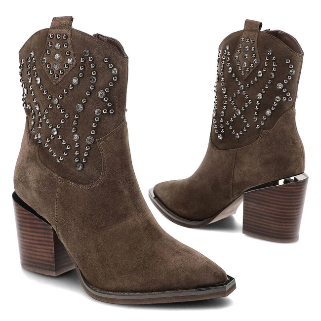 Členkové Topánky Alma en Pena - I23310 Crosta Coffee