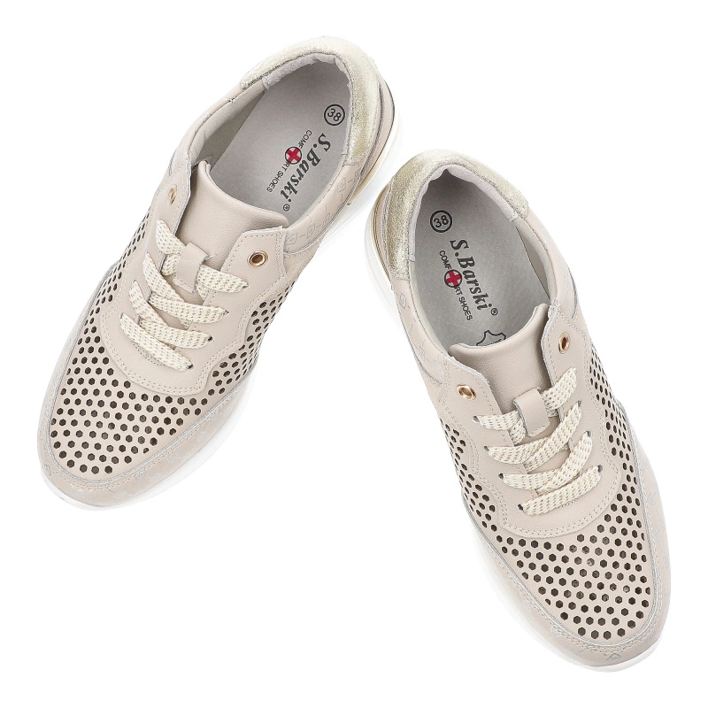 Tenisky S.BARSKI - LR51-641 Beige