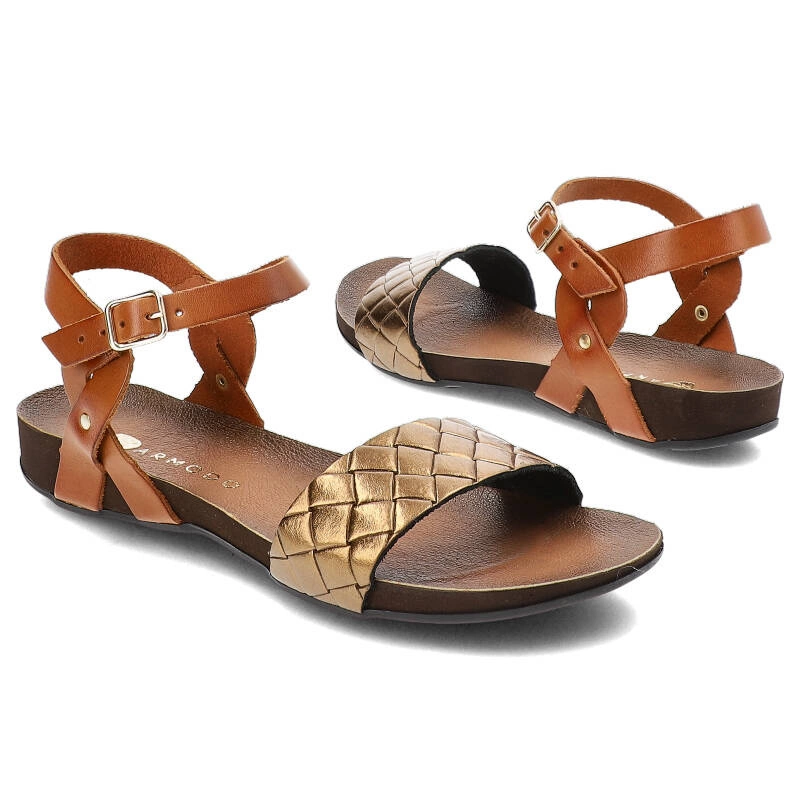 Sandále Armodo - 40027 Bf.Brąz+Bari Miedź