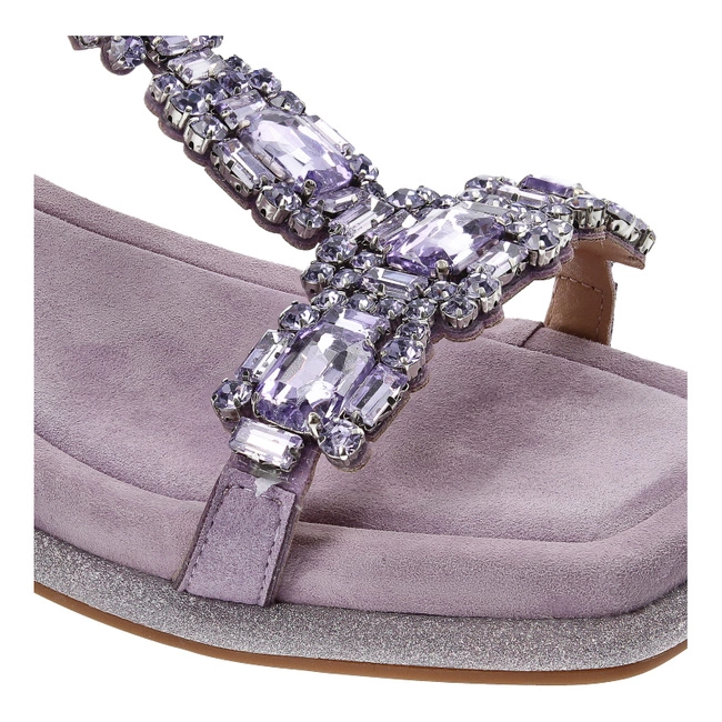 Sandále Alma en Pena - V240742 Suede Lilac