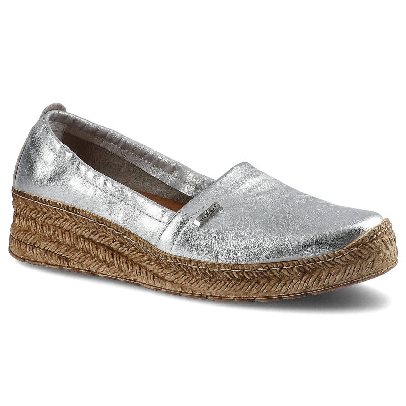 Espadrilky Lemar - 10125 Kryształ Srebro