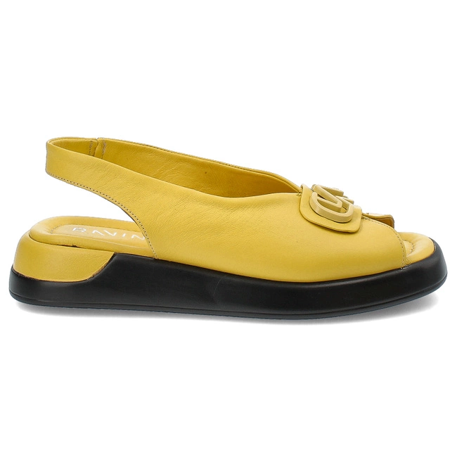 Sandále Ravini - 532.498 Żółty 41T Boncksyh