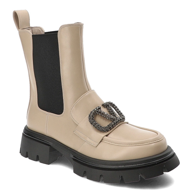 Členkové Topánky S.Barski - MR880-072 Beige